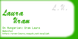 laura uram business card